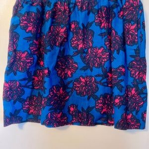 JCrew Elastic Waist Floral Skirt